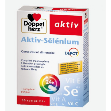 AKTIV SELENIUM 30 GELULES DOPPEL HERZ